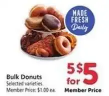Safeway Bulk Donuts offer