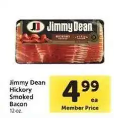 Safeway Jimmy Dean Hickory Smoked Bacon offer