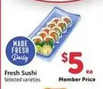 Safeway Fresh Sushi offer