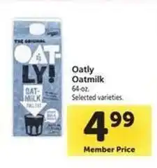 Safeway OATLY Oatmilk offer