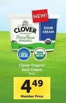 Safeway Clover Organic Sour Cream offer