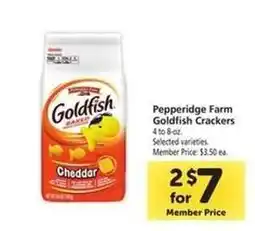 Safeway Pepperidge Farm Goldfish Crackers offer
