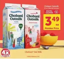 Safeway Chobani Oat Milk offer