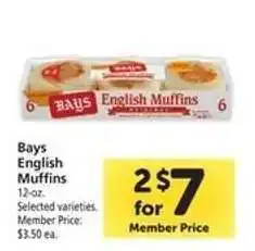 Safeway Bays English Muffins offer