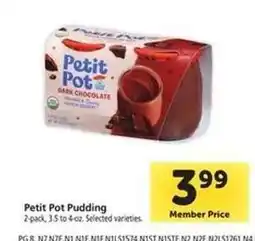 Safeway Petit Pot Pudding offer