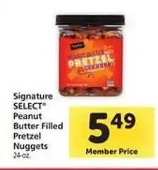 Safeway Signature SELECT Peanut Butter Filled Pretzel Nuggets offer