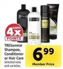 Safeway TRESemmé Shampoo, Conditioner or Hair Care offer
