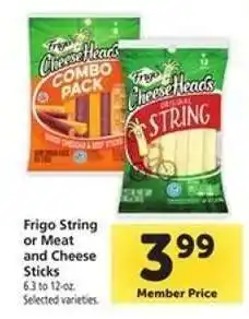 Safeway Frigo String or Meat and Cheese Sticks offer