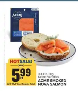 Food Lion ACME Smoked Nova Salmon offer