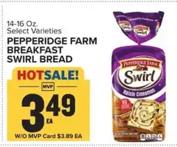 Food Lion Pepperidge Farm Breakfast Swirl Bread offer