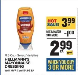 Food Lion Hellmann's Mayonnaise Dressing offer