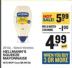 Food Lion Hellmann's Squeeze Mayonnaise offer