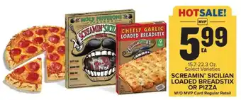 Food Lion Screamin' Sicilian Loaded Breadstix or Pizza offer