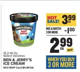 Food Lion Ben & Jerry's Ice Cream offer