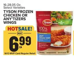 Food Lion Tyson Frozen Chicken or Any'tizers Wings offer