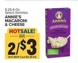 Food Lion Annie's Macaroni & Cheese offer
