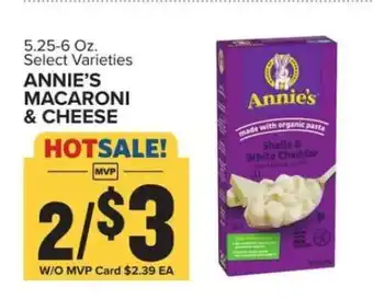 Food Lion Annie's Macaroni & Cheese offer