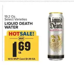 Food Lion Liquid Death Water offer