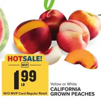 Food Lion CALIFORNIA GROWN PEACHES offer