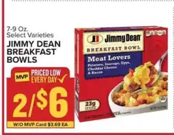 Food Lion Jimmy Dean Breakfast Bowls offer