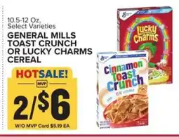 Food Lion General Mills Toast Crunch or Lucky Charms Cereal offer