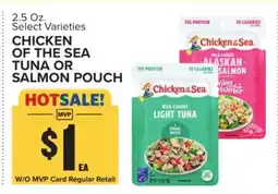 Food Lion Chicken of the Sea Tuna or Salmon Pouch offer