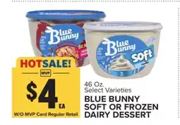 Food Lion Blue Bunny Soft or Frozen Dairy Dessert offer