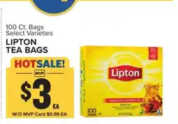 Food Lion Lipton Tea Bags offer