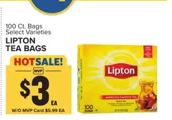 Food Lion Lipton Tea Bags offer
