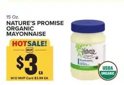 Food Lion Nature's Promise Organic Mayonnaise offer