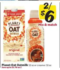 Winn Dixie Planet Oat Oatmilk offer