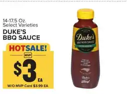 Food Lion Duke's BBQ Sauce offer