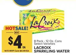 Food Lion LaCroix Sparkling Water offer