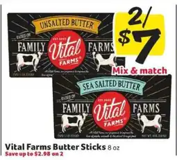 Winn Dixie Vital Farms Butter Sticks offer