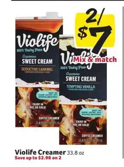 Winn Dixie Violife Creamer offer