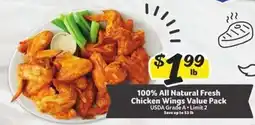 Winn Dixie Chicken Wings Value Pack offer