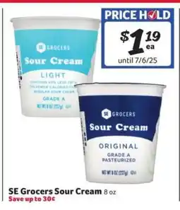 Winn Dixie SE Grocers Sour Cream offer