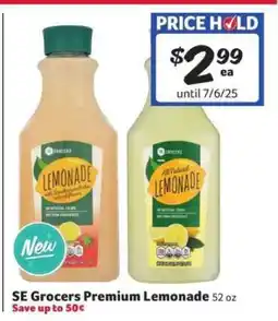 Winn Dixie SE Grocers Premium Lemonade offer