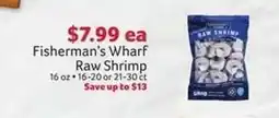Winn Dixie Fisherman's Wharf Raw Shrimp offer