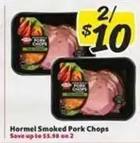 Winn Dixie Hormel Smoked Pork Chops offer