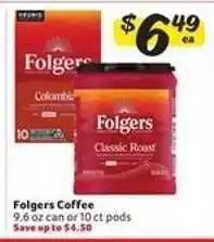 Winn Dixie Folgers Coffee offer