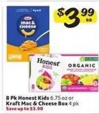 Winn Dixie Honest Kids or Kraft Mac & Cheese offer