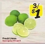 Winn Dixie Fresh Limes offer