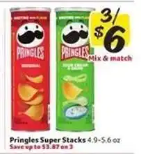 Winn Dixie Pringles Super Stacks offer