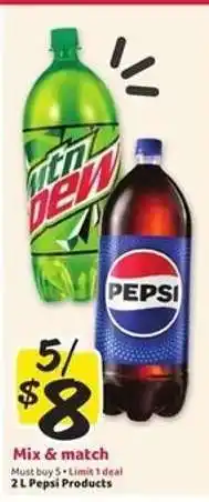 Winn Dixie 2 L Pepsi Products offer