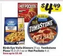 Winn Dixie Birds Eye Voila Dinners, Tombstone Pizza, Hot Pockets offer