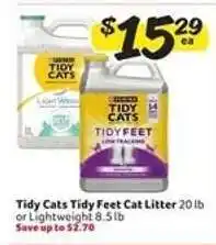 Winn Dixie Tidy Cats Tidy Feet Cat Litter offer