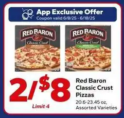 Save a Lot Red Baron Classic Crust Pizzas offer