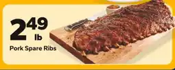 Save a Lot Pork Spare Ribs offer