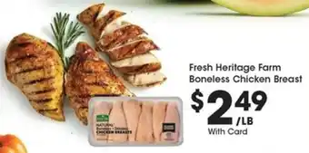 Kroger Fresh Heritage Farm Boneless Chicken Breast offer